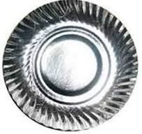 Silver paper plate